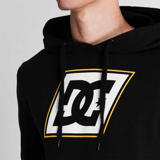 Dc Slant Logo Hoodie Черно Мъжки полар