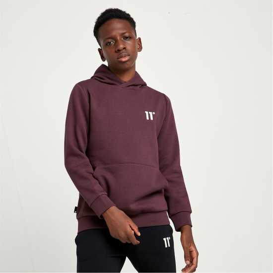 11 Degrees Junior Core Pullover Hoodie Запарено червено Детски суитчъри и блузи с качулки