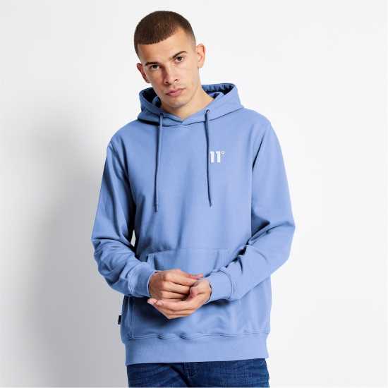 11 Degrees Core Pullover Hoodie - Vista Blue  Мъжки суитчъри и блузи с качулки