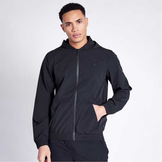 11 Degrees Krypton Full Zip Jacket - Black  Мъжки суитчъри и блузи с качулки