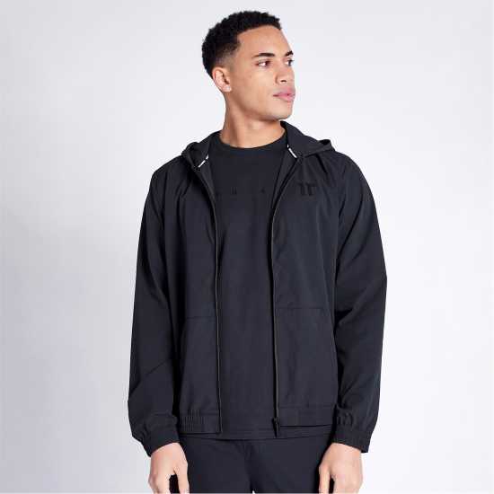 11 Degrees Krypton Full Zip Jacket - Black  Мъжки суитчъри и блузи с качулки