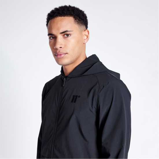 11 Degrees Krypton Full Zip Jacket - Black  Мъжки суитчъри и блузи с качулки