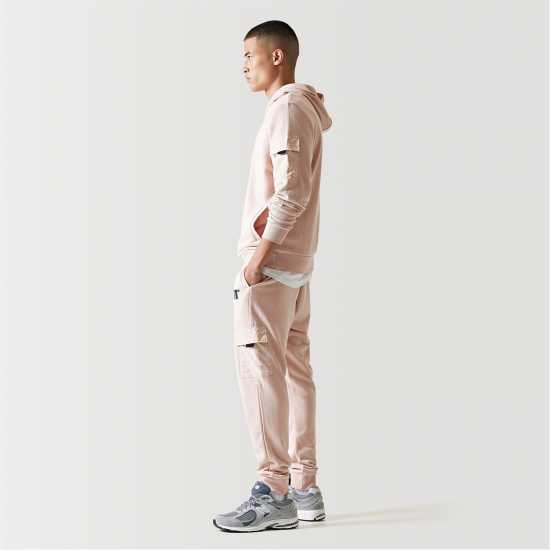 11 Degrees Woven Pocket Joggers - Putty Pink  Мъжки суитчъри и блузи с качулки