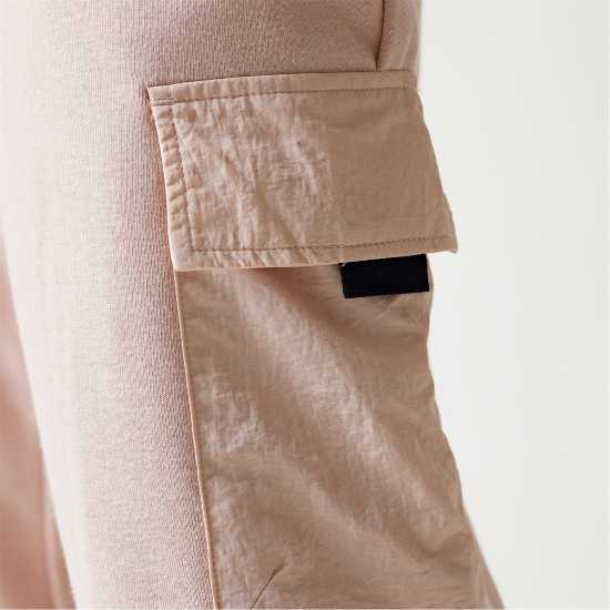 11 Degrees Woven Pocket Joggers - Putty Pink  Мъжки суитчъри и блузи с качулки