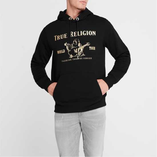 True Religion Budda Hoodie Черно/Злато 