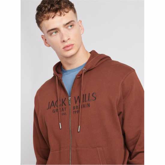 Jack Wills Grphpb Lb Zhd Sn99 Капучино Мъжки суитчъри и блузи с качулки