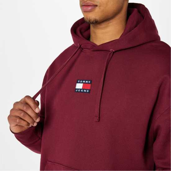 Tommy Jeans Badge Hoodie Червено VLP 