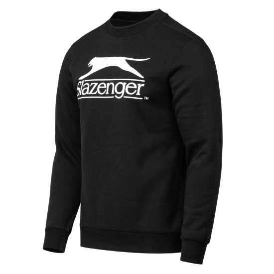 Slazenger Блуза С Обло Деколте Large Logo Crew Sweatshirt Mens  