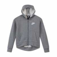 Nike Sportswear Club Fleece Big Kids' (Girls') Full-Zip Hoodie  