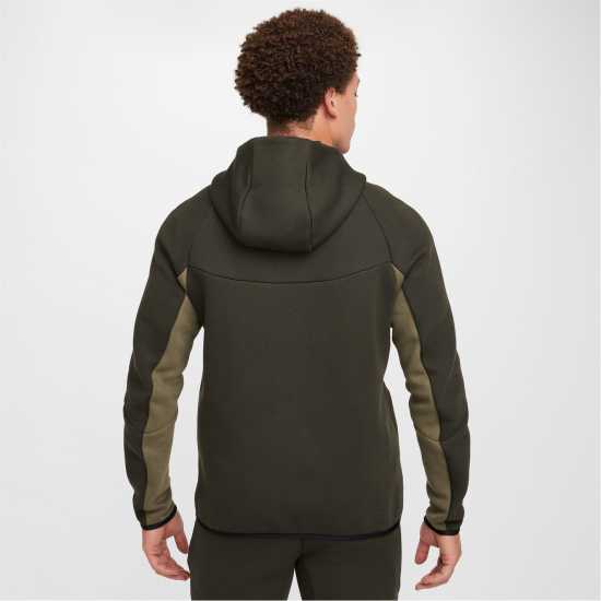 Nike Tech Fleece Hoodie Mens Олива/Черно Мъжки суитчъри и блузи с качулки