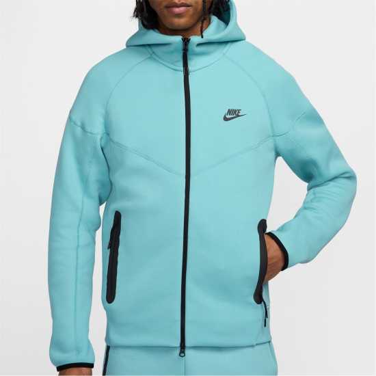 Nike Tech Fleece Hoodie Mens Деним Син Мъжки суитчъри и блузи с качулки