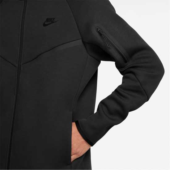 Nike Tech Fleece Hoodie Mens Black Мъжки суитчъри и блузи с качулки