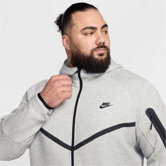 Nike Tech Fleece Hoodie Mens Grey Heather 