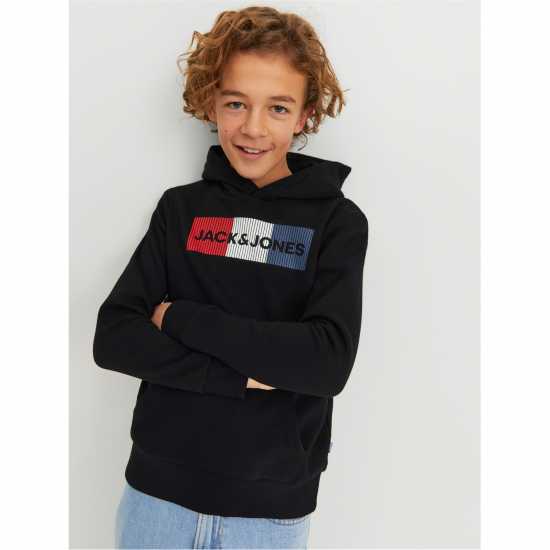 Jack And Jones 2-Pack Hoodie Junior Boys Черно 