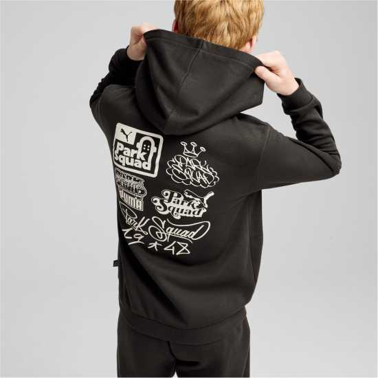 Puma No1 Oth Hoodie Junior Boys Черно Пума 