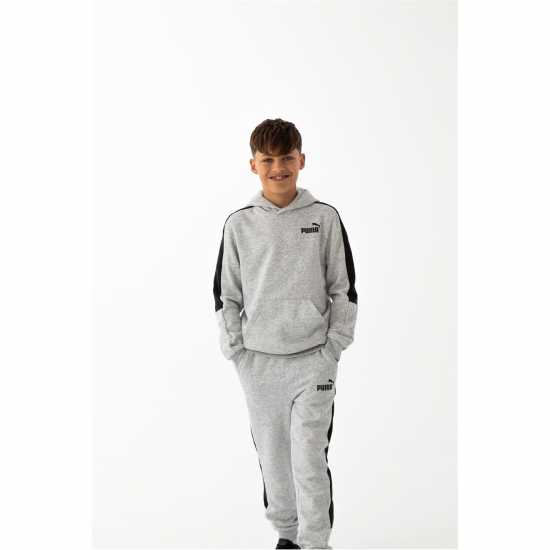 Puma No1 Oth Hoodie Junior Boys Цвят Блок Грей Детски суитчъри и блузи с качулки