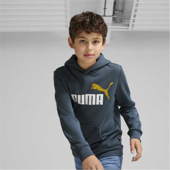 Puma No1 Oth Hoodie Junior Boys Сиви небеса Детски суитчъри и блузи с качулки