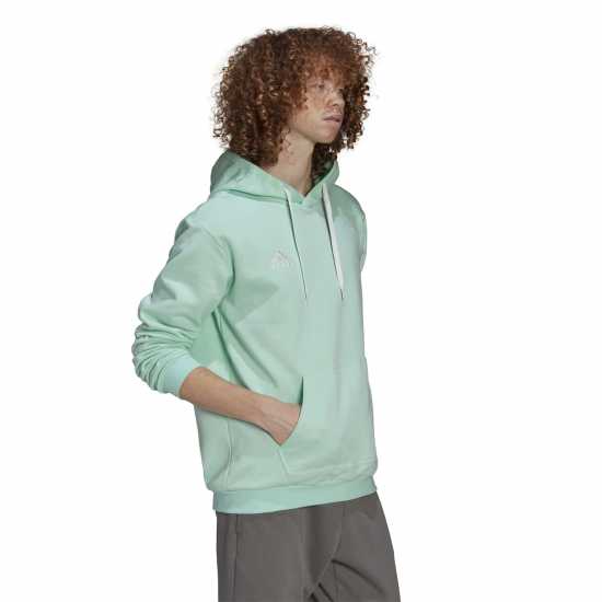 Adidas Entrada 22 Sweat Hoodie Mens Мента Мъжки суитчъри и блузи с качулки