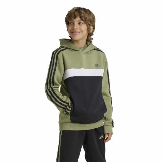 Adidas Tiberio 3-Stripes Colorblock Fleece Hoodie Kids  Детски суитчъри и блузи с качулки