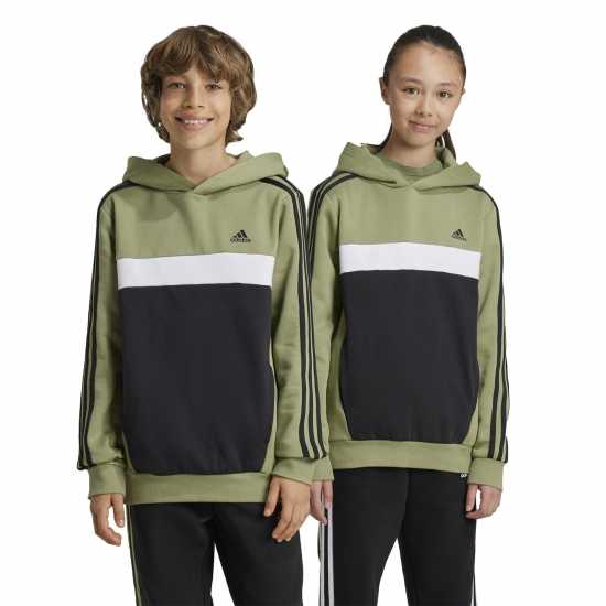 Adidas Tiberio 3-Stripes Colorblock Fleece Hoodie Kids  Детски суитчъри и блузи с качулки