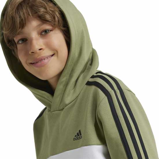 Adidas Tiberio 3-Stripes Colorblock Fleece Hoodie Kids  Детски суитчъри и блузи с качулки