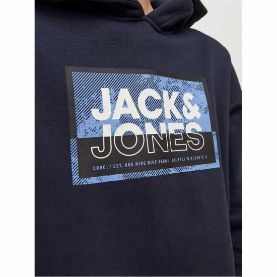 Jack And Jones Logan Hoodie Junior Boys Нави блейзър Детски суитчъри и блузи с качулки