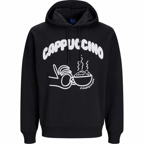 Jack And Jones Graphic Cappuccino Print Hoodie Mens  Мъжки суитчъри и блузи с качулки