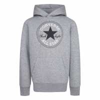 Converse Core Pull Over Hoodie Junior Сива Хизър Детски суитчъри и блузи с качулки