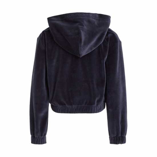 Tommy Hilfiger Velours Zip Through Hoodie Нави DW5 