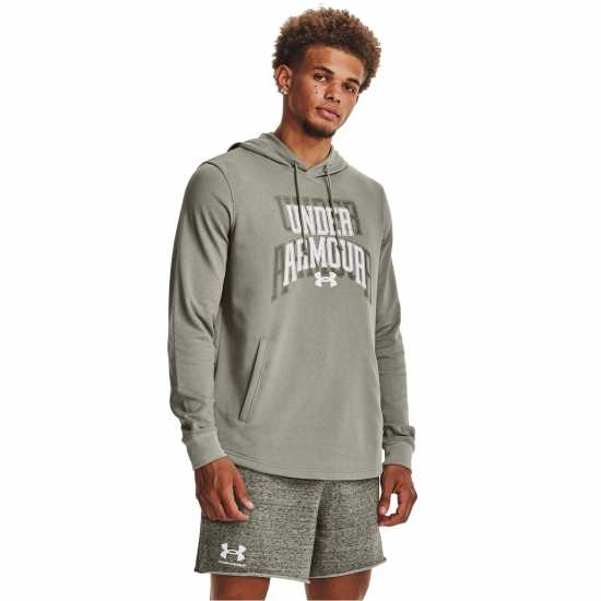 Under Armour Rival Terry Graphic Hoodie Гров Грийн Мъжки суитчъри и блузи с качулки