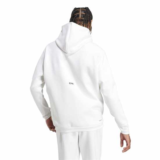 Adidas Z.n.e. Full Zip Hoodie Mens Бяло Мъжки суитчъри и блузи с качулки