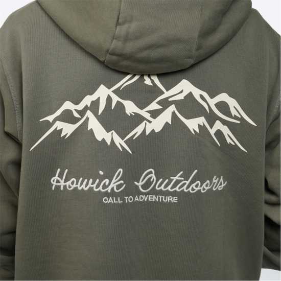 Howick Logo Hoodie Хаки 