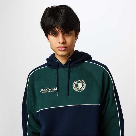 Jack Wills Piped Crest Hoodie  