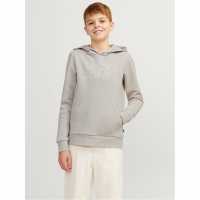 Jack And Jones Corp Logo Hoodie Junior Boys Лунна лъчина Детски суитчъри и блузи с качулки