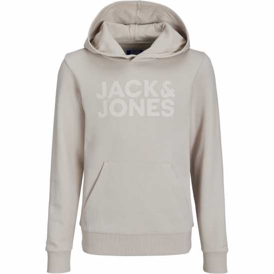 Jack And Jones Corp Logo Hoodie Junior Boys Лунна лъчина Детски суитчъри и блузи с качулки