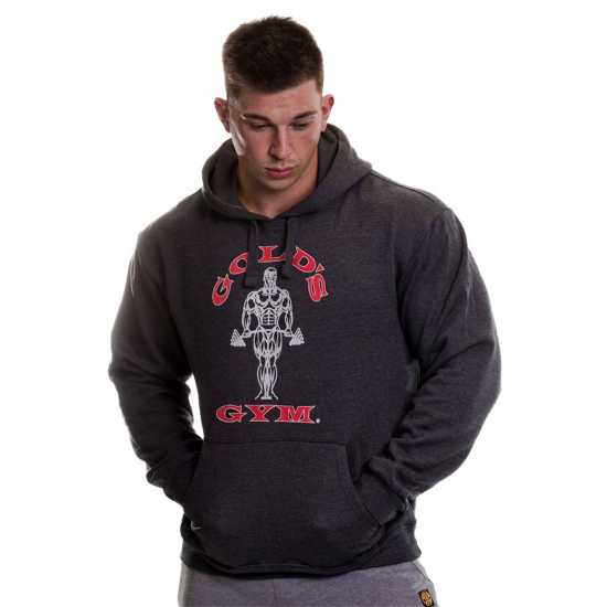 Golds Gym Oth Hoody Sn00 Тъмно сиво марл Мъжки суитчъри и блузи с качулки