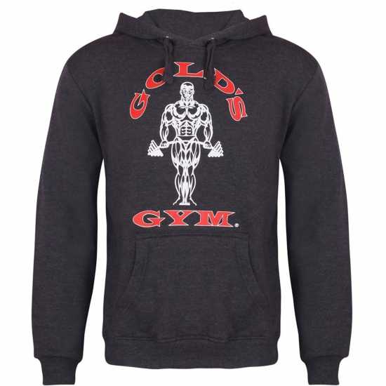 Golds Gym Oth Hoody Sn00 Тъмно сиво марл Мъжки суитчъри и блузи с качулки