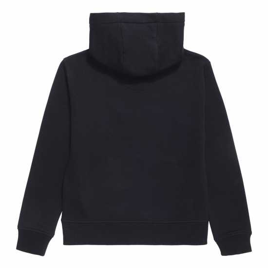 Jack Wills Kids Girls Logo Script Hoodie Черно Детски суитчъри и блузи с качулки