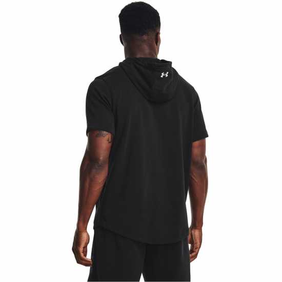 Under Armour Project Rock Terry Short Sleeve Hoodie Mens  Мъжки суитчъри и блузи с качулки