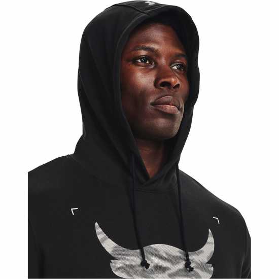 Under Armour Project Rock Terry Short Sleeve Hoodie Mens  Мъжки суитчъри и блузи с качулки