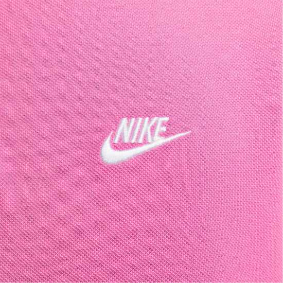 Nike Мъжка Блуза С Яка Match Up Polo Shirt Mens Pink/White Мъжко облекло за едри хора