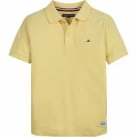 Tommy Hilfiger Melange Pique Polo S/s Звезда Фрукт Жълт Kids