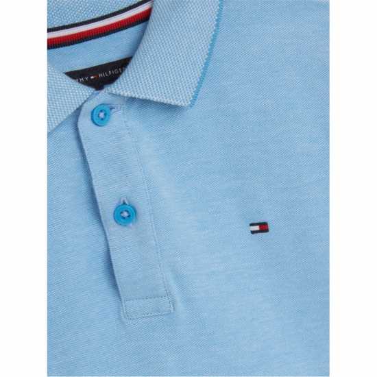 Tommy Hilfiger Melange Pique Polo S/s Небесна паруса Kids