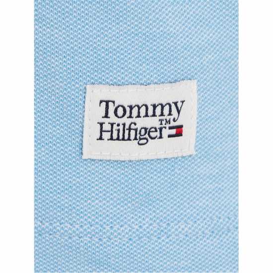 Tommy Hilfiger Melange Pique Polo S/s Небесна паруса Kids