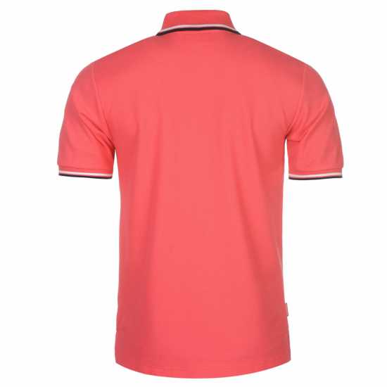 Slazenger Мъжка Блуза С Яка Tipped Polo Shirt Mens Yellow Мъжко облекло за едри хора