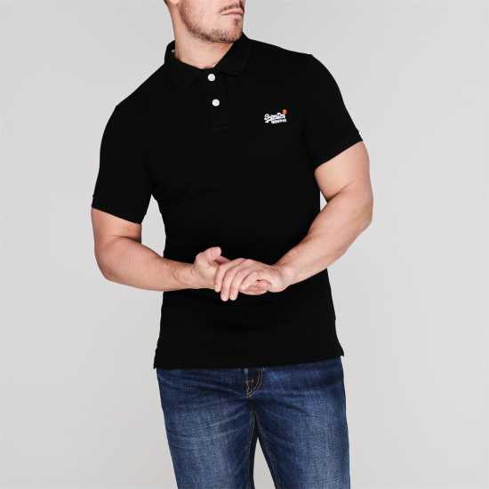 Superdry Блуза С Яка Core Polo Shirt Черно 02A Tshirts under 20