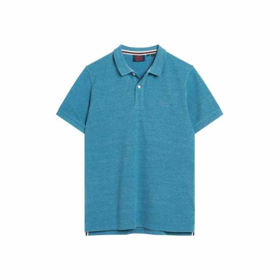 Superdry Блуза С Яка Core Polo Shirt Алясканско синьо Tshirts under 20