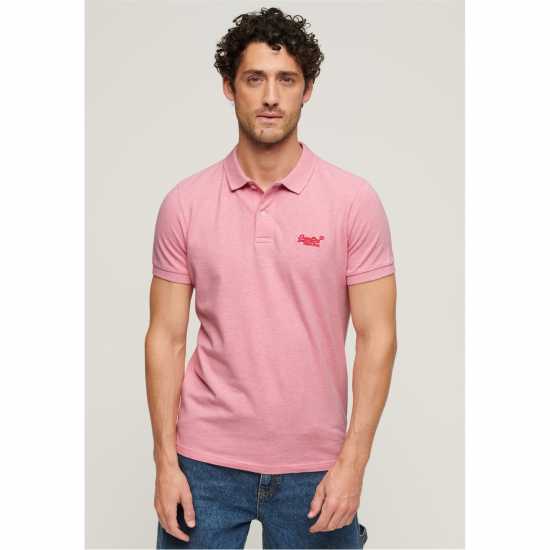 Superdry Блуза С Яка Core Polo Shirt Светло розово Tshirts under 20