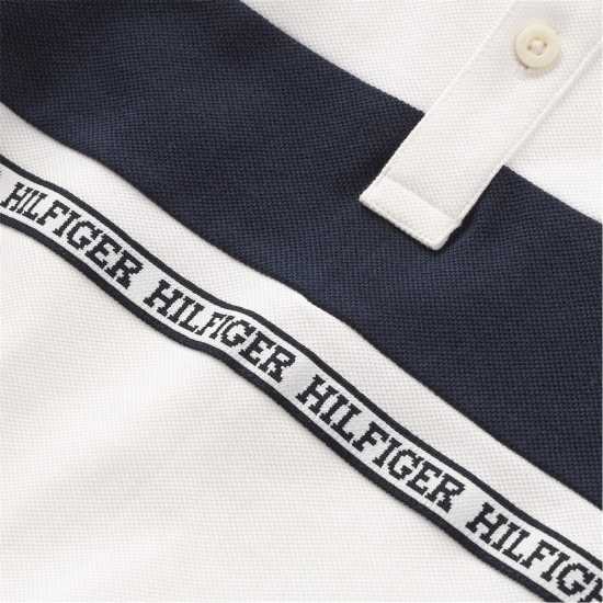 Tommy Hilfiger Детска Блуза С Яка Tape Polo Shirt Juniors Бял YBR Kids