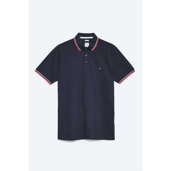 Jack Wills Edgeware Tipped Polo Морска синьо Мъжки тениски с яка